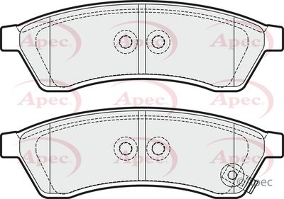 APEC Rear Brake Pads PAD1672