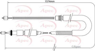 APEC Brake Cable CAB1336