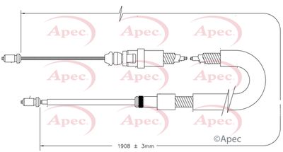 APEC Brake Cable CAB1410