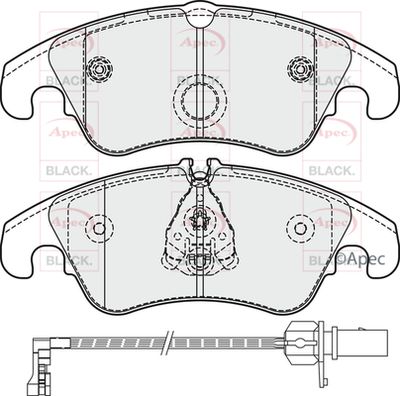 APEC Front Brake Pads PAD1862B