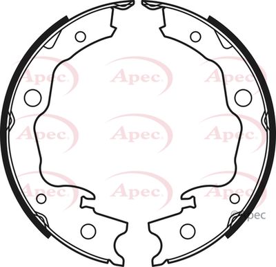 APEC Brake Shoes SHU727