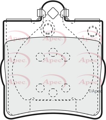 APEC Rear Brake Pads PAD1063