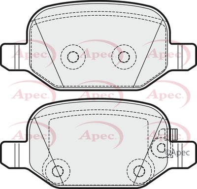 APEC Rear Brake Pads PAD1923