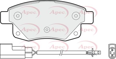 APEC Rear Brake Pads PAD1477