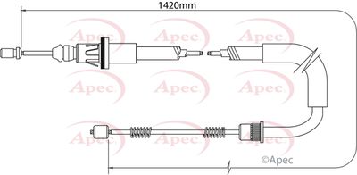 APEC Brake Cable CAB1377
