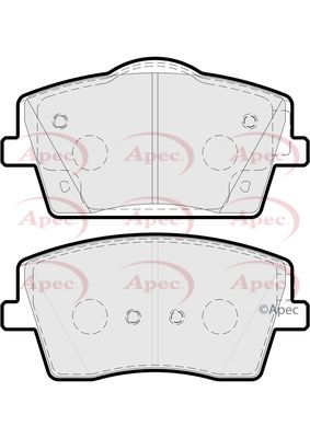 APEC Front Brake Pads PAD2249