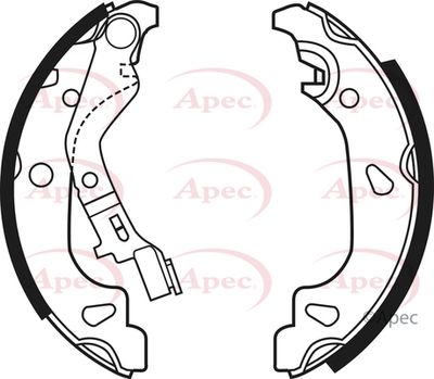 APEC Brake Shoes SHU623