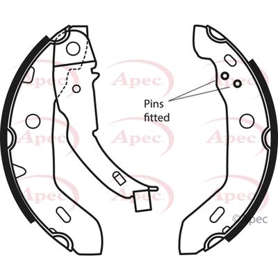 APEC Brake Shoes SHU589