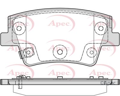 APEC Rear Brake Pads PAD2387