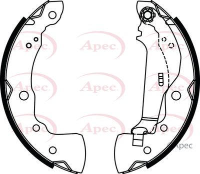 APEC Brake Shoes SHU834