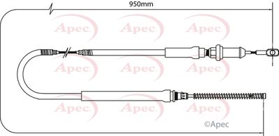 APEC Brake Cable CAB1259