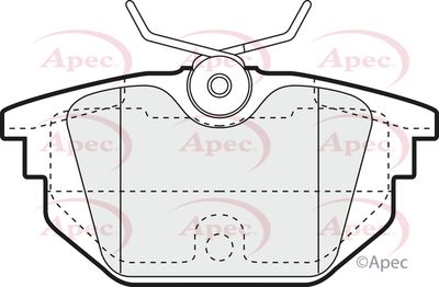 APEC Rear Brake Pads PAD1058