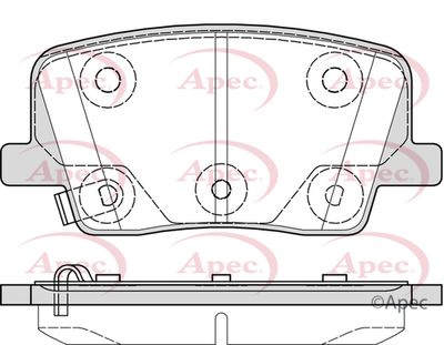 APEC Rear Brake Pads PAD2382