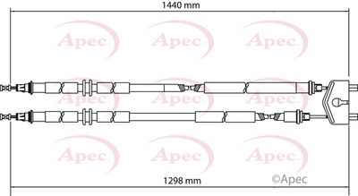 APEC Brake Cable CAB1136