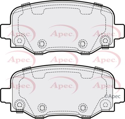 APEC Rear Brake Pads PAD2004