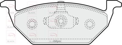 APEC Front Brake Pads PAD1062B