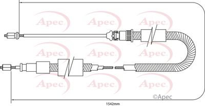 APEC Brake Cable CAB1339