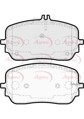 APEC Front Brake Pads PAD2319