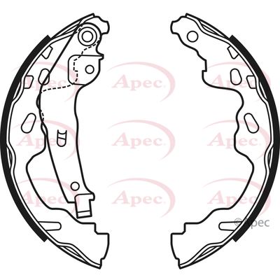 APEC Brake Shoes SHU670