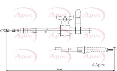 APEC Brake Cable CAB1321