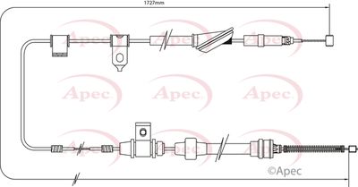 APEC Brake Cable CAB1388