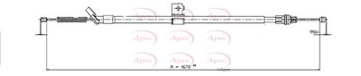 APEC Brake Cable CAB1675