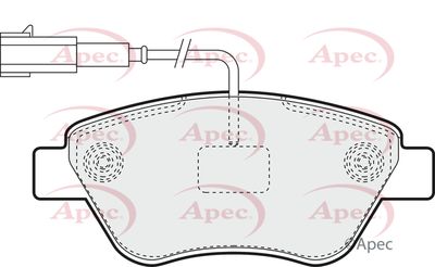 APEC Front Brake Pads PAD1400