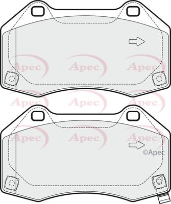 APEC Front Brake Pads PAD1893