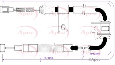 APEC Brake Cable CAB1446