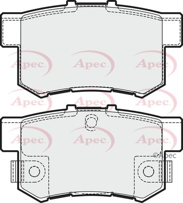 APEC Rear Brake Pads PAD1829
