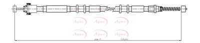 APEC Brake Cable CAB1089