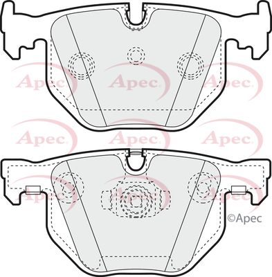 APEC Rear Brake Pads PAD1266