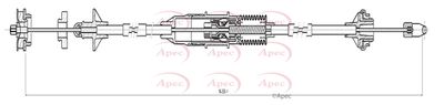 APEC Clutch Cable CAB5017