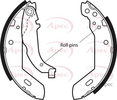 APEC Brake Shoes SHU365
