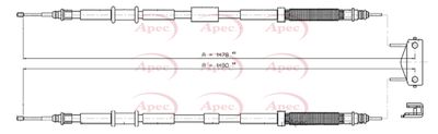 APEC Brake Cable CAB1578