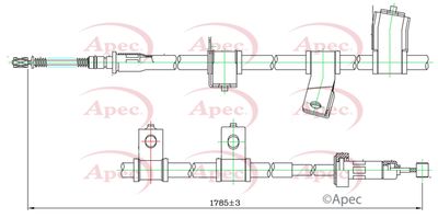 APEC Brake Cable CAB1689