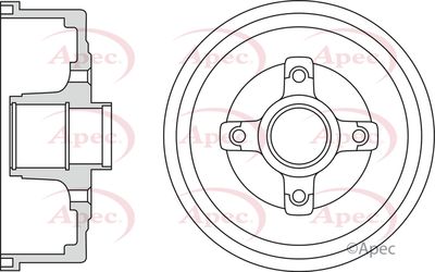 APEC Brake Drum DRM9924