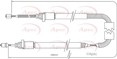 APEC Brake Cable CAB1367