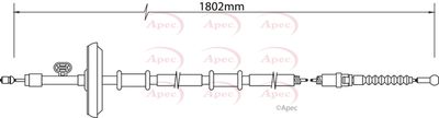 APEC Brake Cable CAB1460