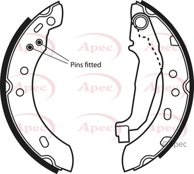 APEC Brake Shoes SHU517