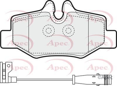APEC Rear Brake Pads PAD1436