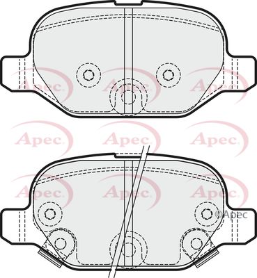 APEC Rear Brake Pads PAD1873