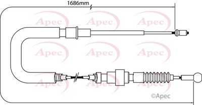 APEC Brake Cable CAB1011