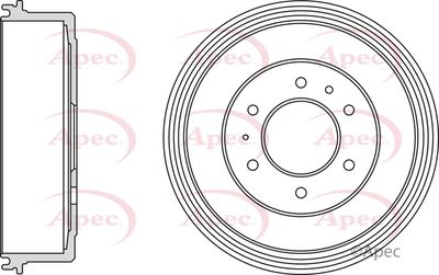 APEC Brake Drum DRM9208