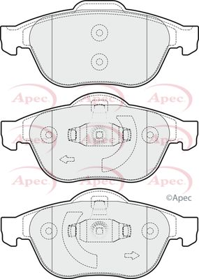 APEC Front Brake Pads PAD1715