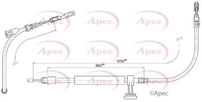 APEC Brake Cable Centre CAB1795