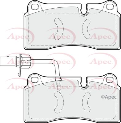 APEC Rear Brake Pads PAD1613