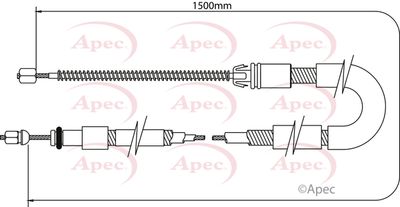 APEC Brake Cable CAB1075