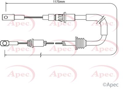 APEC Brake Cable CAB1378