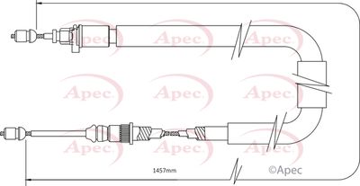 APEC Brake Cable CAB1359